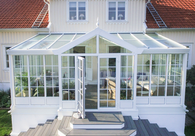VINTERTRÄDGÅRD SOM TILLBYGGNAD