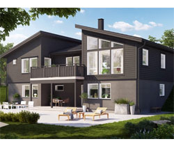 Villa Lövholmen från Skidstahus