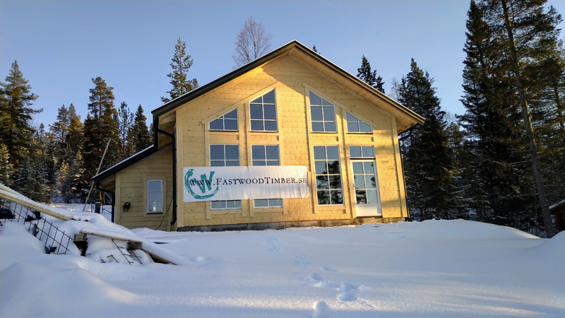 Fastwood timmerhus trähus