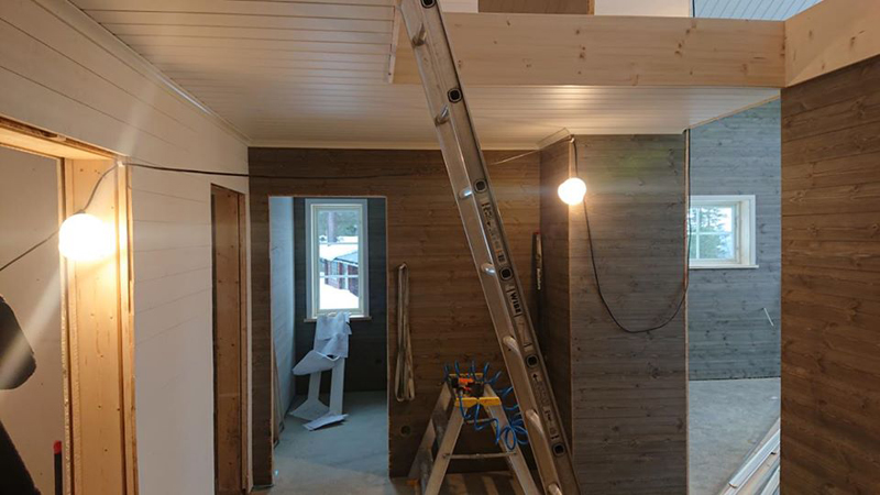 Fastwood timmerhus trähus