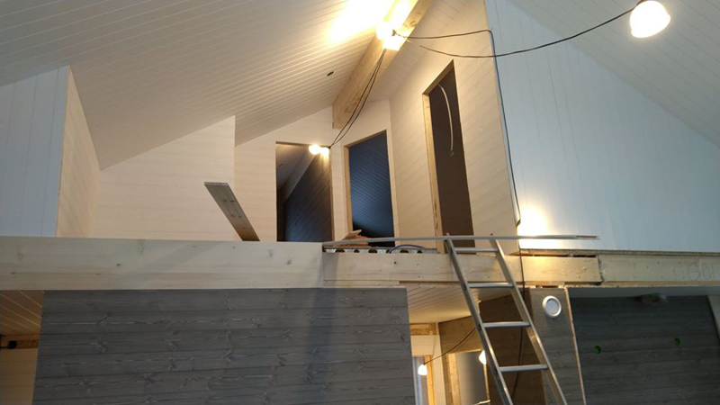 Fastwood timmerhus trähus
