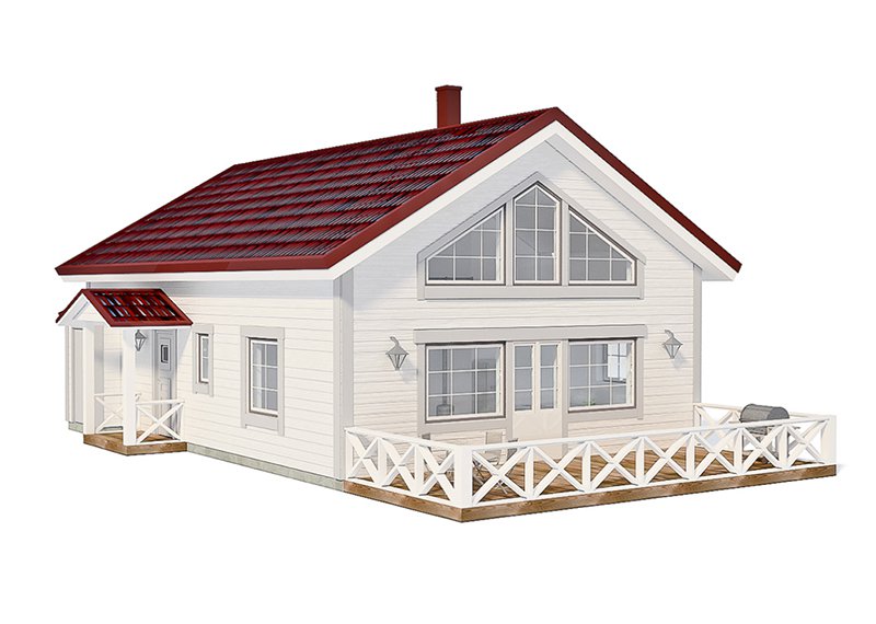 huspartner-bergsuven-stuga med loft