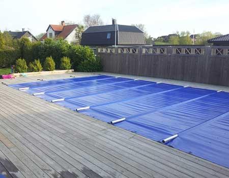 Poolskydd Ribb-Topp med vev