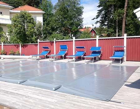 Poolskydd Ribb-Topp med vev