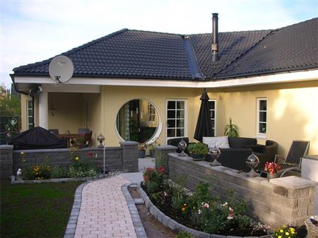 Putsad fasad