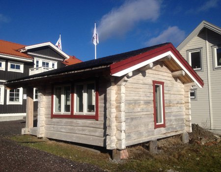 Bastu med relaxavdelning